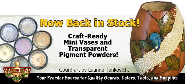May 27, 2023: Craft-Ready Mini Vases and New Harvest Bottle Gourds Now Available!