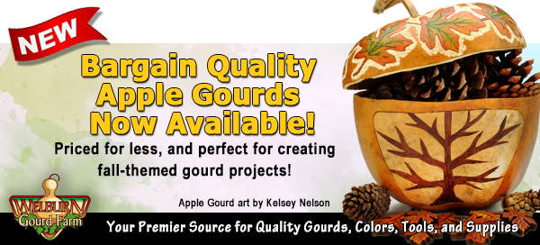 August 28, 2021: New Box of 'Bargain Quality' Apple Gourds plus, Proxxon Jigsaws back in stock!