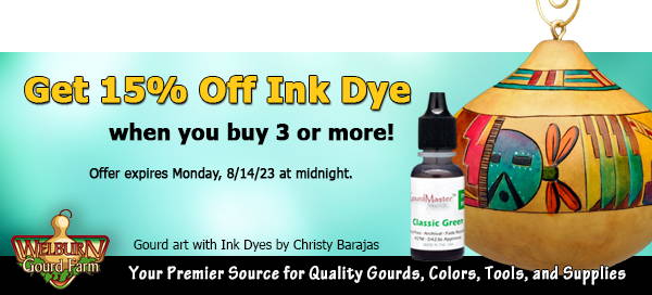 August 12, 2023: Last Chance to Get 15% Off Ink Dyes, ZipCutter Back in Stock and more!