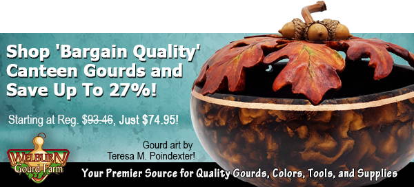 October 5, 2022: Save up to 15-33% Off Select Items, plus amazing gourd art and more!