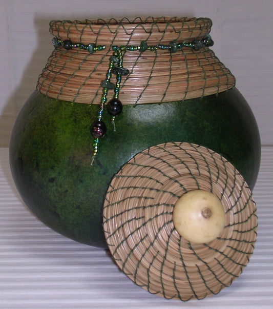 Mini Gourd Lidded Basket with Vickie Echols