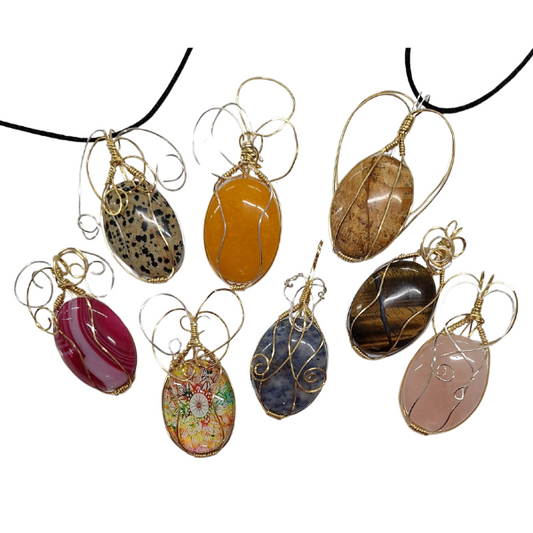 Learn To Wire Wrap a Cabochon by Pam Rothermund