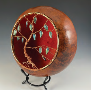 Tree of Life on a Gourd with Grace Swanson