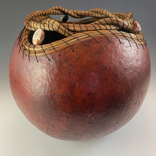 Twisty Pine Needle Rim with Accent Beads with Grace Swanson