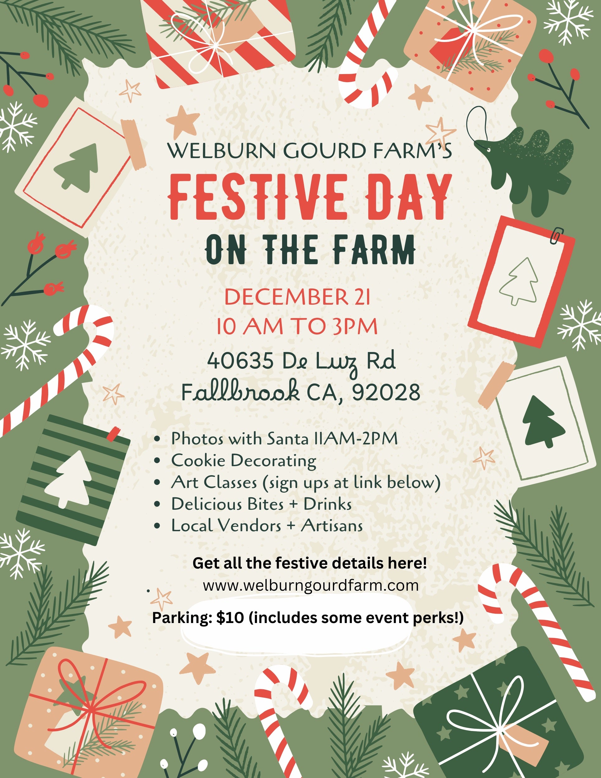 Demo Classes for Festive Day at the Farm