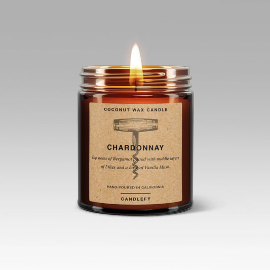 Chardonnay Wine Candle