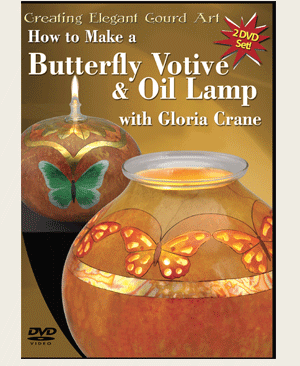How to make a Butterfly Votive and a Butterfly Oil Lamp