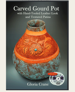 Gloria Crane's Carved Gourd Pot Class