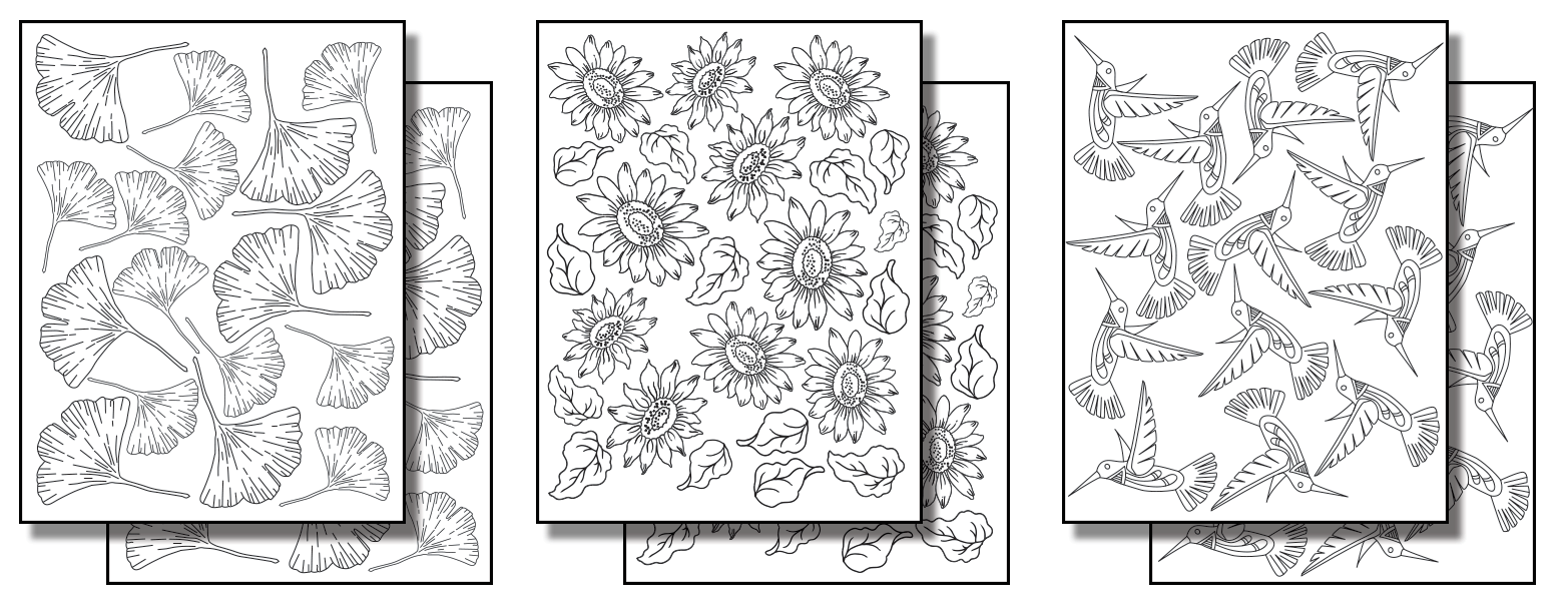 Pre-Printed Stick 'n Burn Multiples: Variety Pack - Welburn Gourd Farm