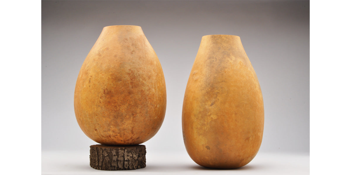 Tall Body Gourd Vases