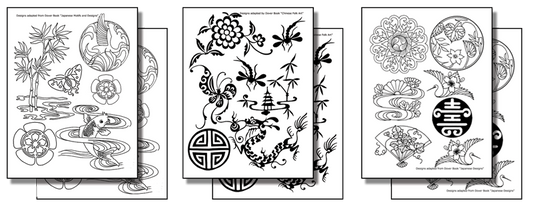 Stick 'n Burn Asian Designs  Pack