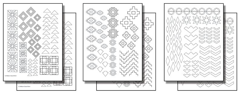 Stick 'n Burn Geometric Designs Pack - Welburn Gourd Farm