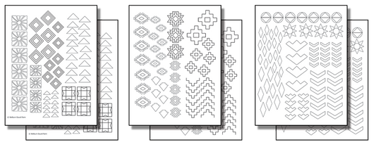 Stick 'n Burn Geometric Designs  Pack