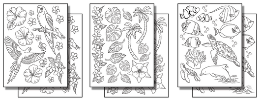 Tropical Designs Stick 'n Burn