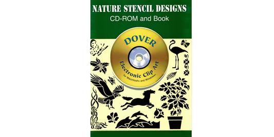 Nature Stencil Designs Dover Book & CD