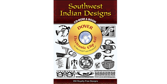 Southwest Indian Designs Dover Book & CD